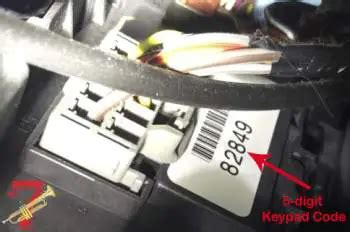 2010 Ford Edge keypad code